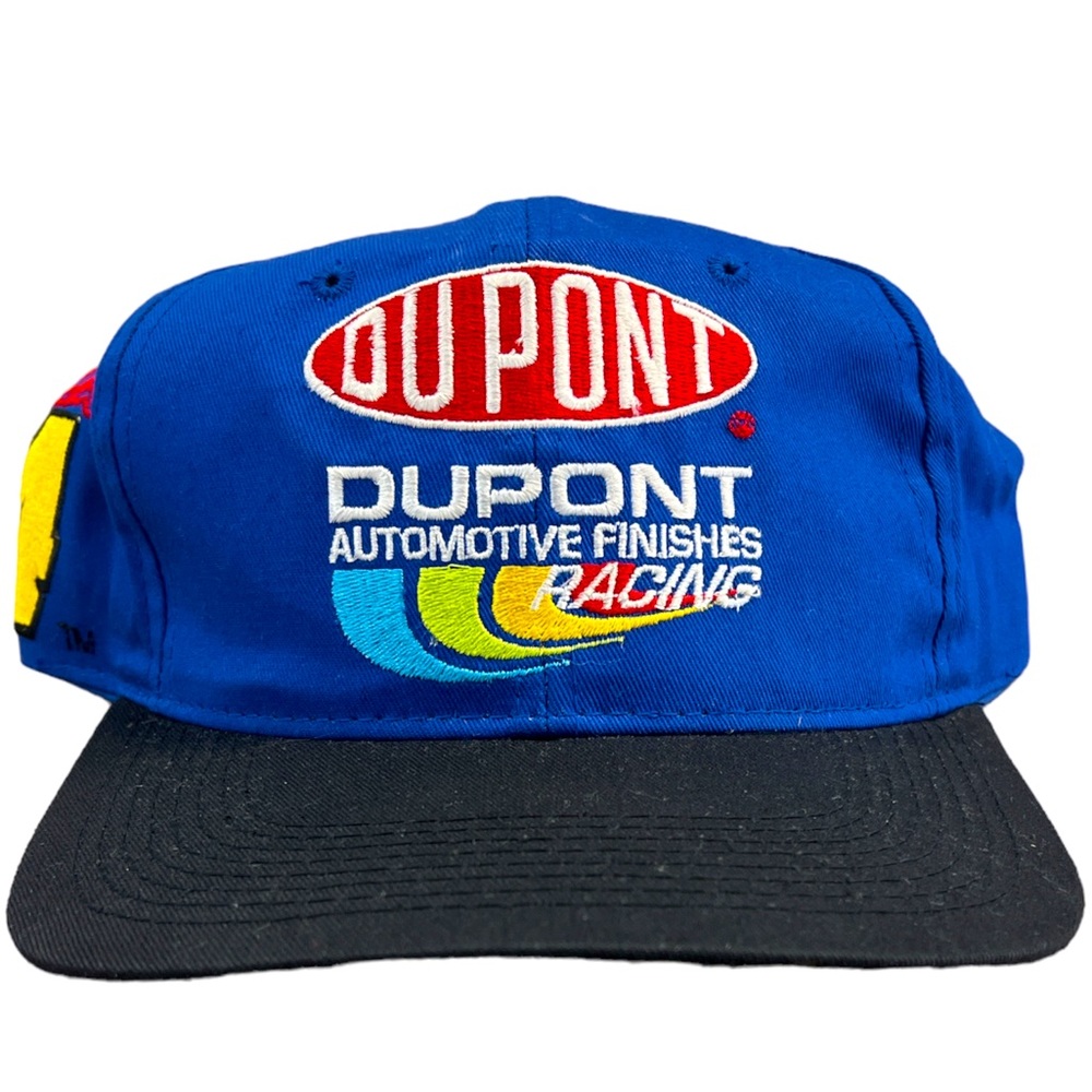 Vintage 90s Chase Authentics NASCAR Jeff Gordon DuPont Racing Snapback Hat